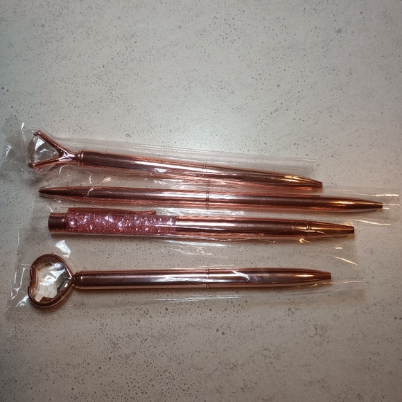 Glam Ink Pens | Pink and Prime Products | Black Ink | 4 in a Pack | NEW ITEM - Picture 8 of 10